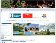 Tablet Screenshot of inspectingsacramento.com